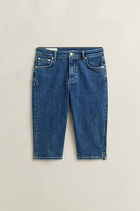 Denim Caprihose