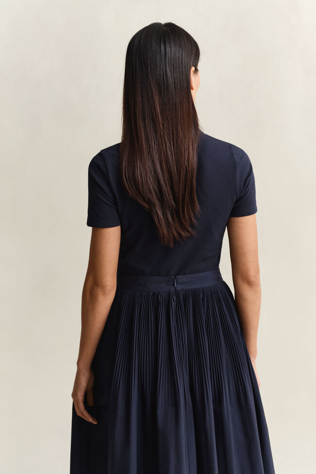 Slim Fit Archive Shield Piqu&eacute; Poloshirt