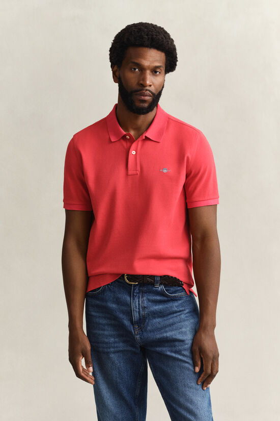 Regular Fit Shield Piqu&eacute; Poloshirt