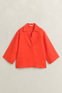 Schlupfbluse aus Leinen