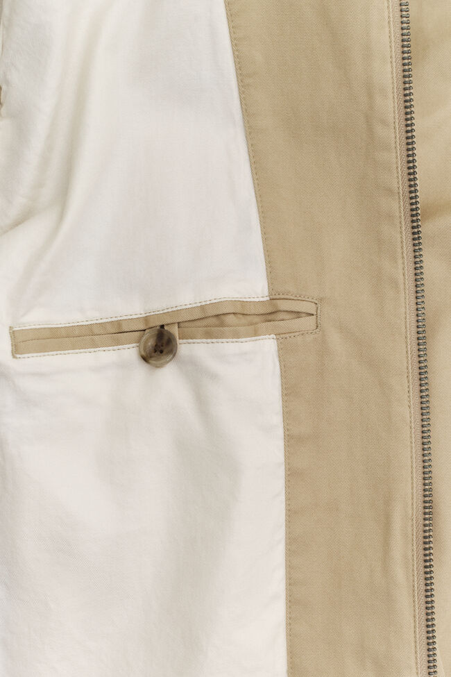 Windcheater Jacke aus Baumwolle