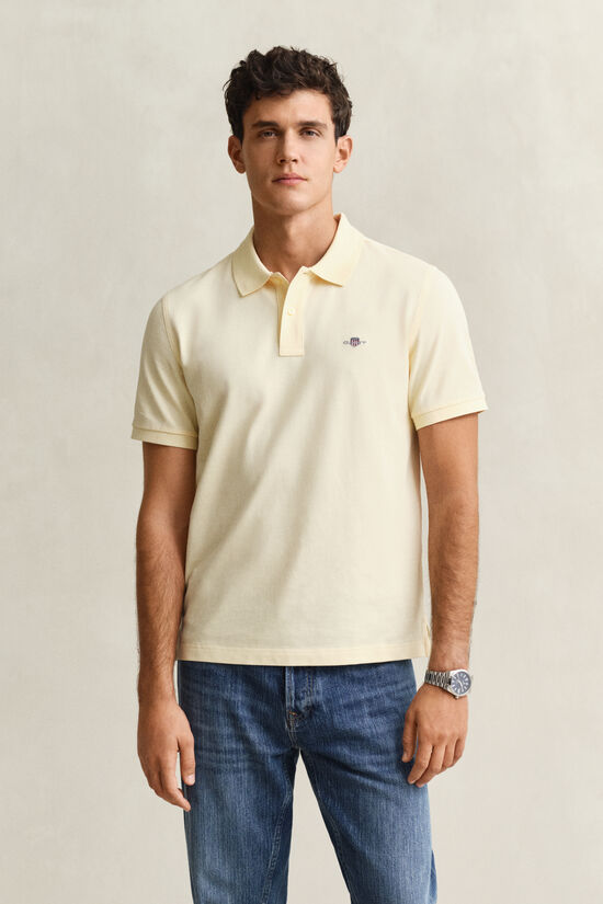 Regular Fit Shield Piqu&eacute; Poloshirt