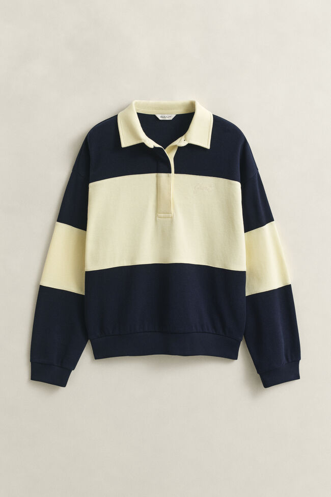 Color Blocked Rugger mit Piqu&eacute;struktur