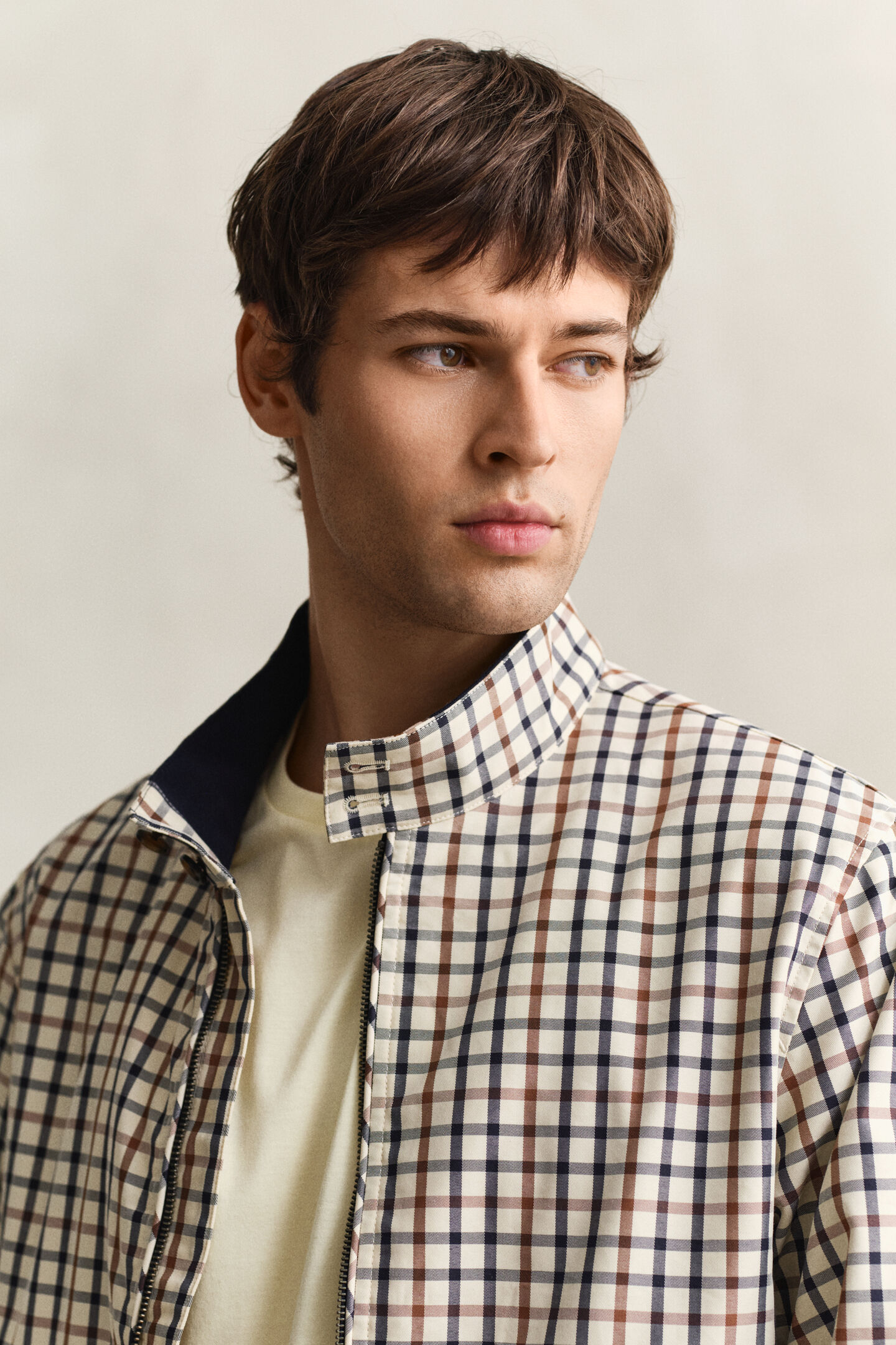 Harrington-Jacke aus Baumwollgemisch