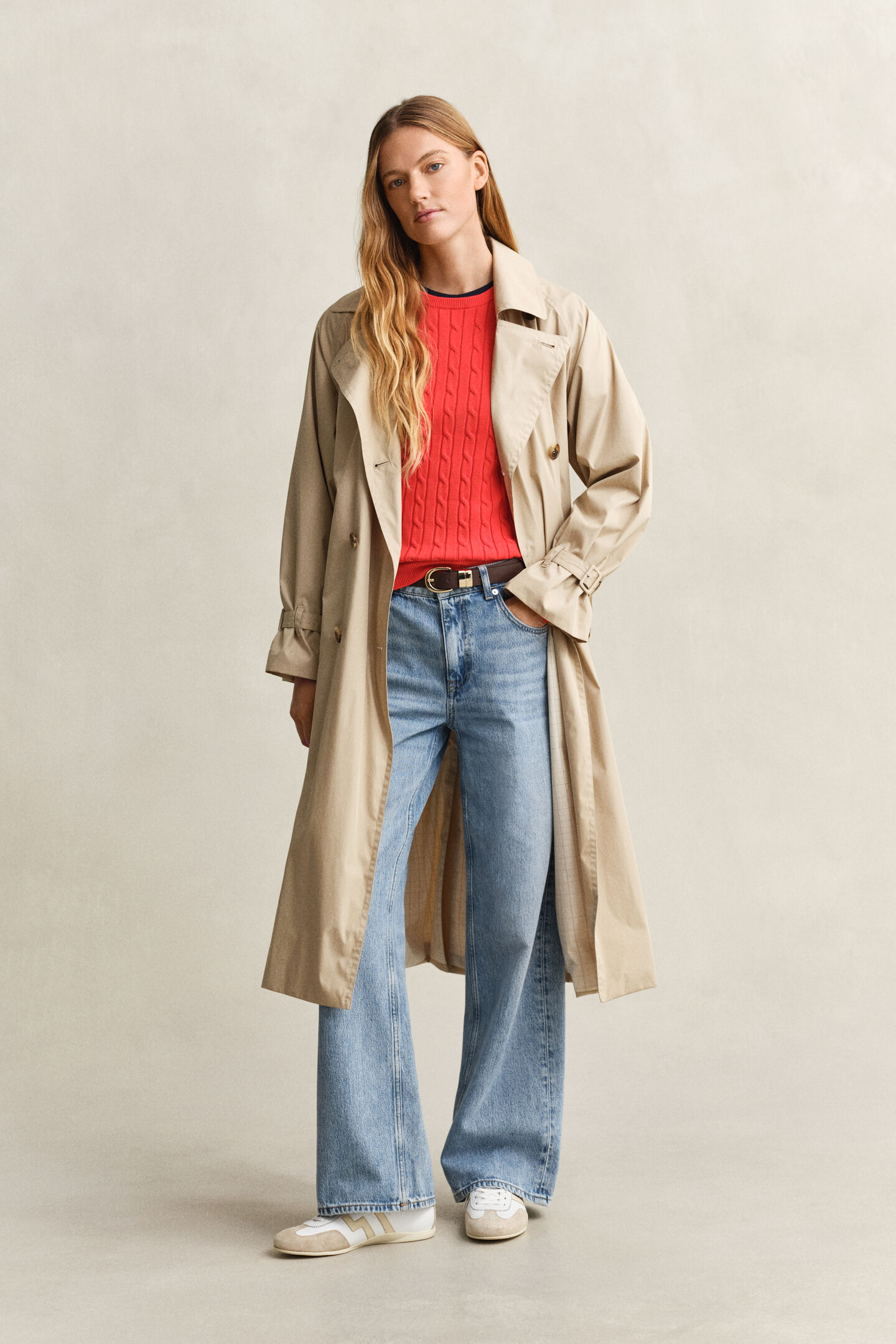 Zopfstrick Rundhalspullover