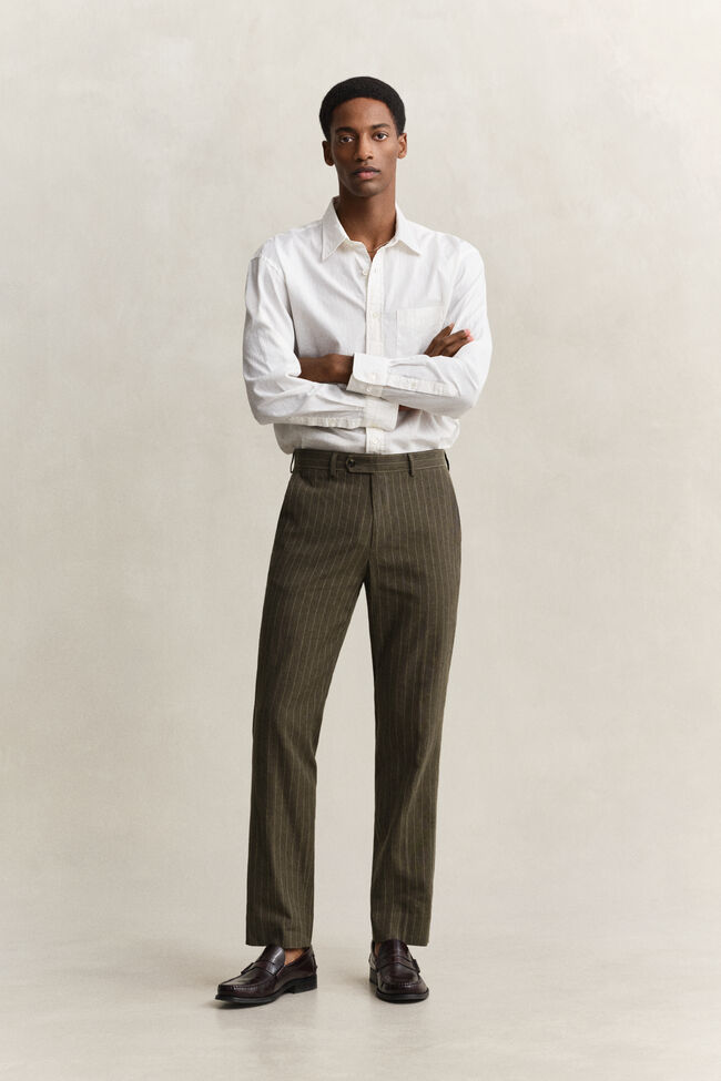 Anzughose mit Nadelstreifen