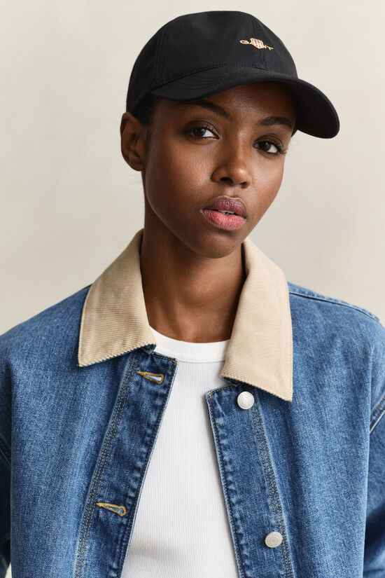 Shield Cap aus Baumwolltwill