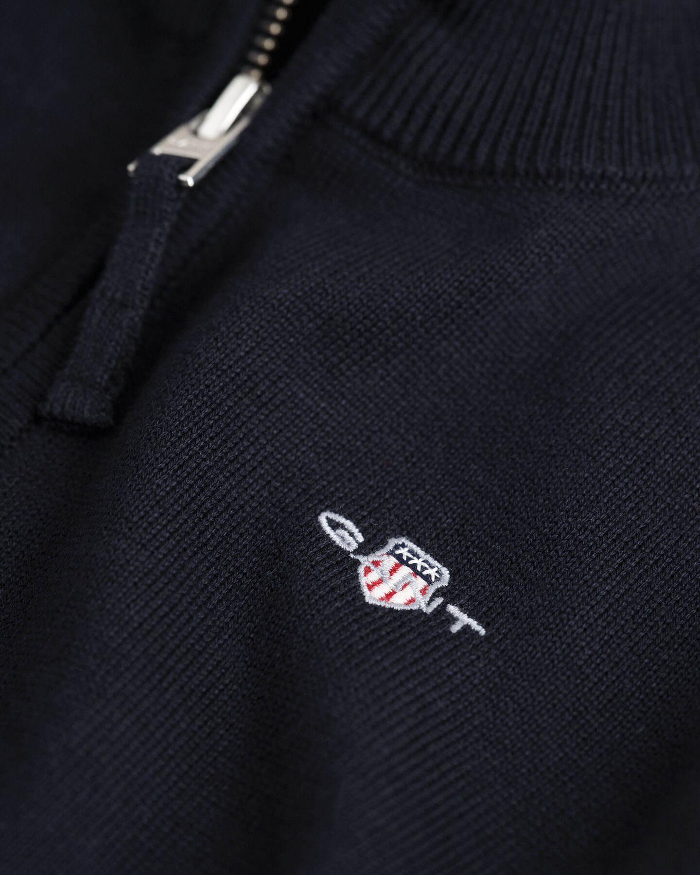 Kids Shield Strickjacke aus Baumwolle mit Rei&szlig;verschluss