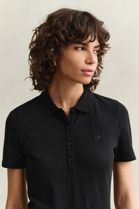 Slim Fit Archive Shield Piqu&eacute; Poloshirt
