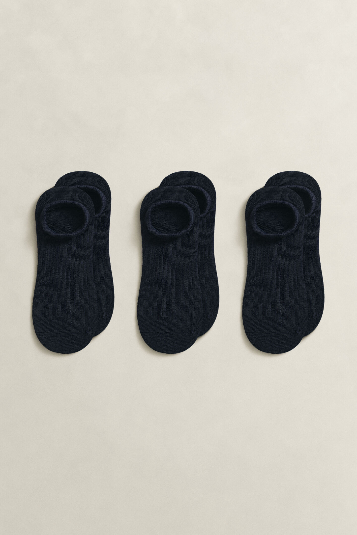 3er-Pack Kurze Gerippte Socken
