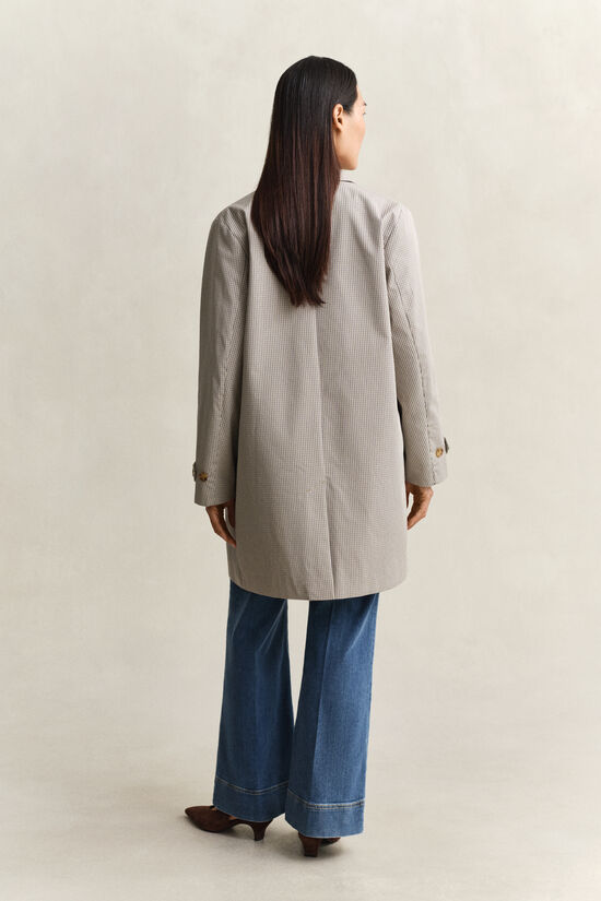 Karierter Kurzmantel