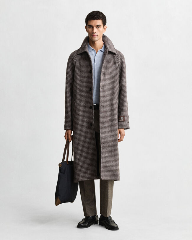 Kurz&auml;rmeliger Polopullover aus extrafeiner Merinowolle