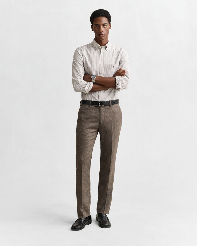 Banker Stripe Classic Oxford-Hemd