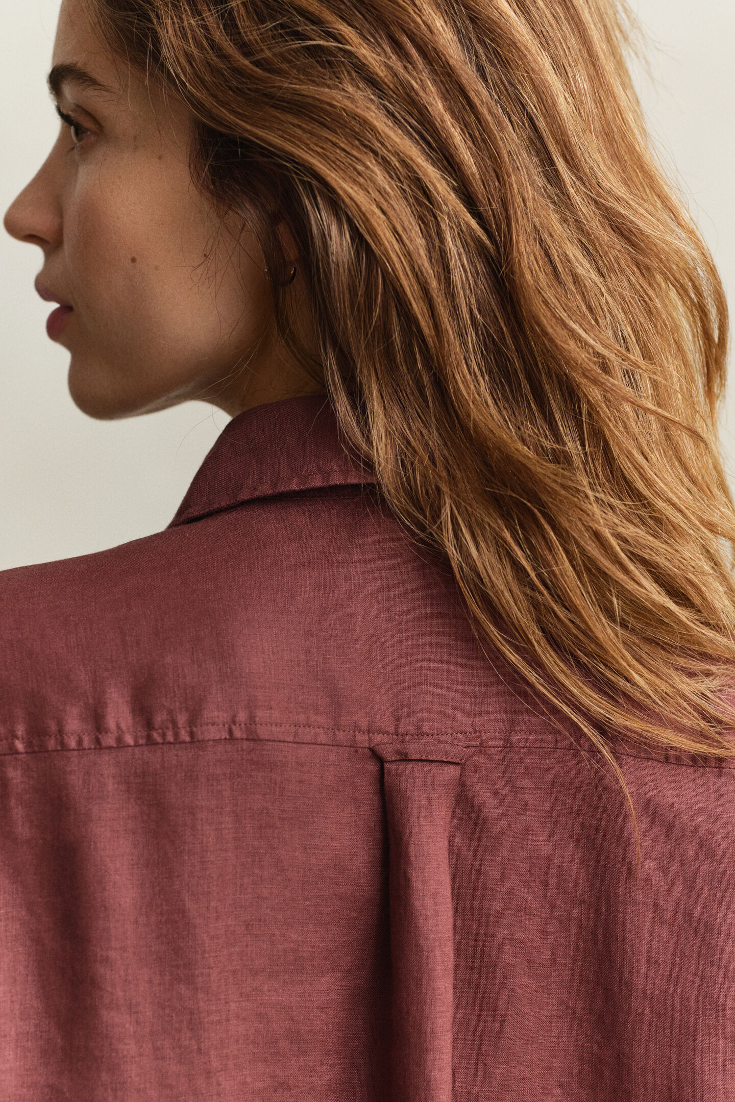 Relaxed Fit Leinen Bluse