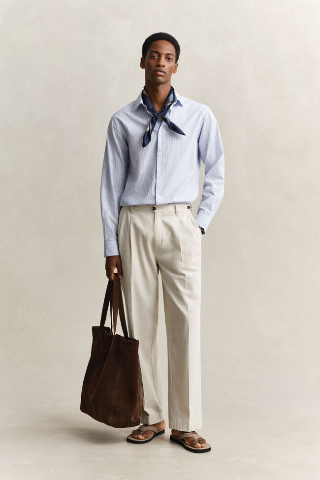 Regular Fit Hemd mit Dobby-Streifen