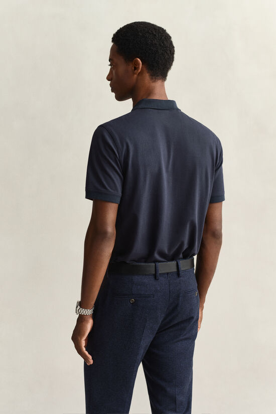 Kontrast Piqu&eacute; Poloshirt