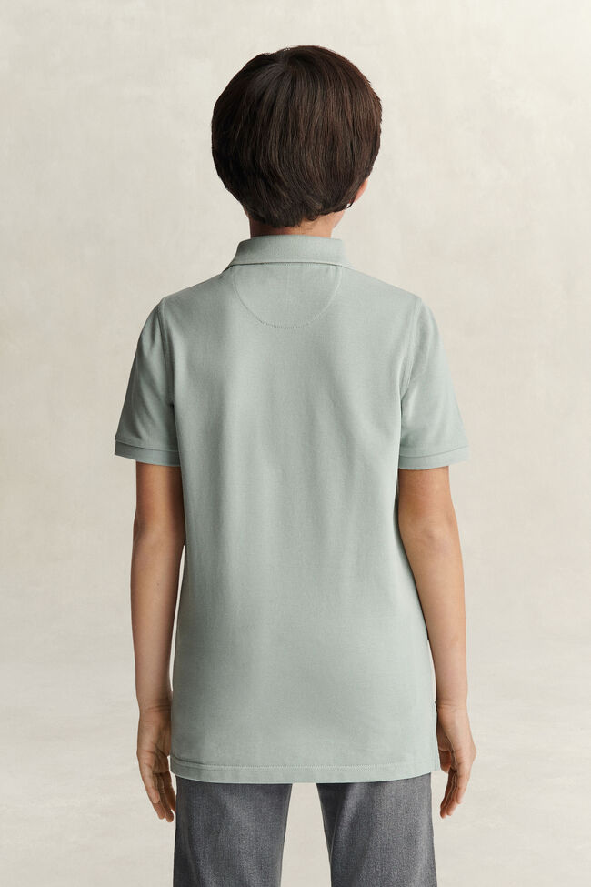 Teens Shield Piqu&eacute; Poloshirt