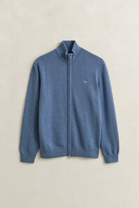 Casual Cotton Strickjacke mit Rei&szlig;verschluss