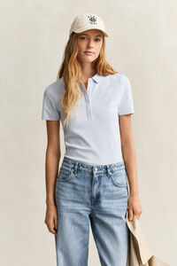 Slim Fit Archive Shield Piqu&eacute; Poloshirt