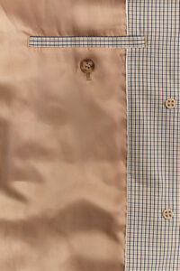 Karierter Kurzmantel