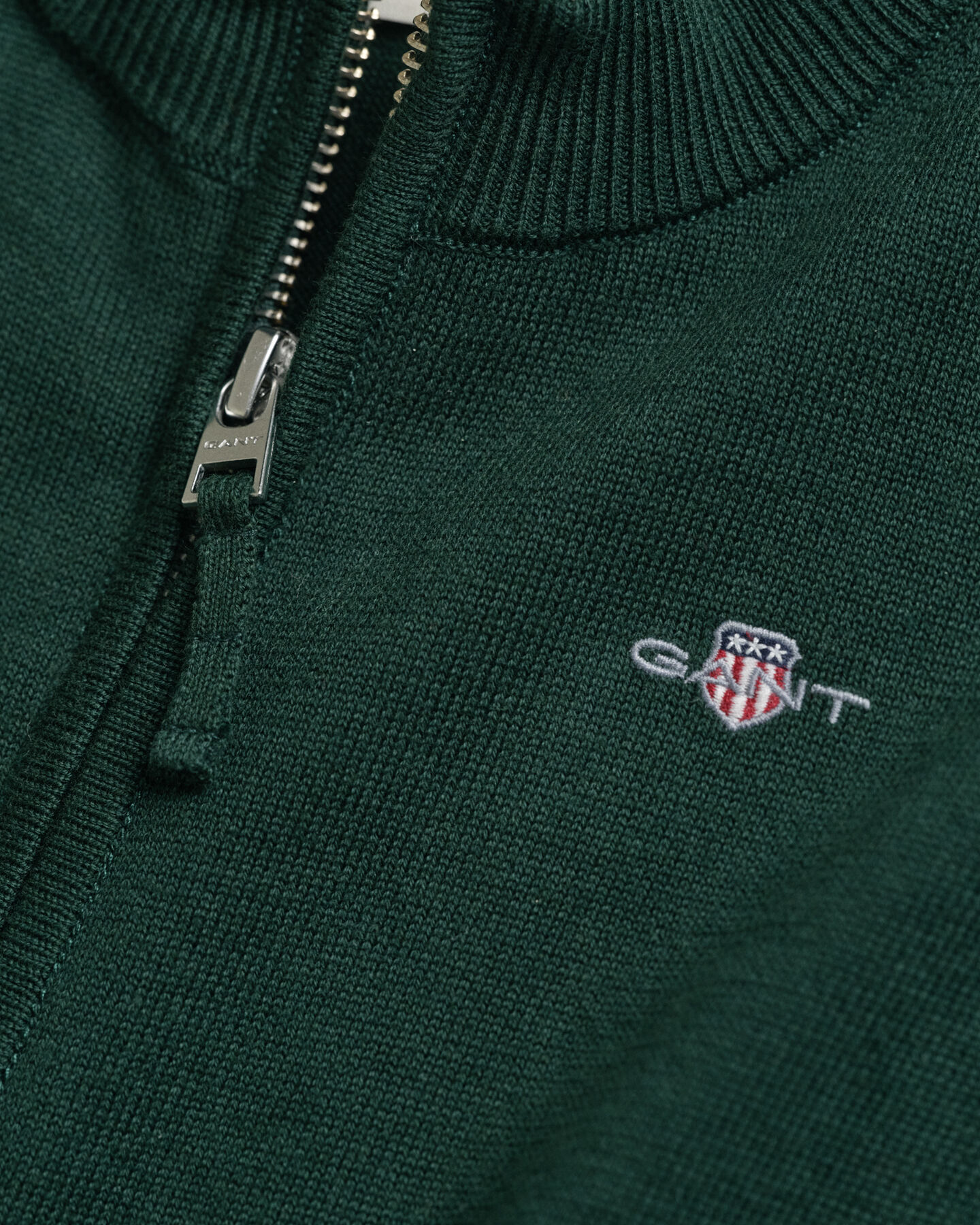 Kids Shield Strickjacke aus Baumwolle mit Rei&szlig;verschluss