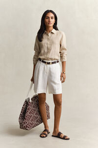 Regular Fit Leinen Bluse