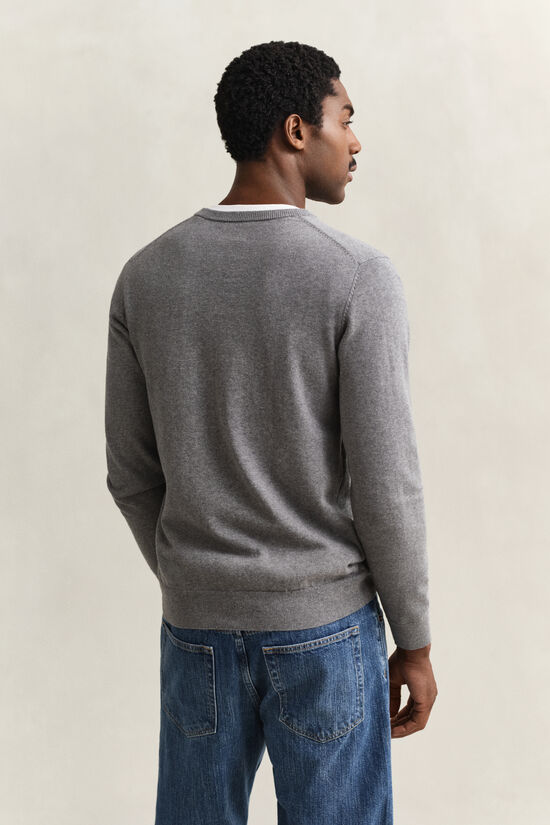 Klassischer V-Neck Pullover aus Baumwolle