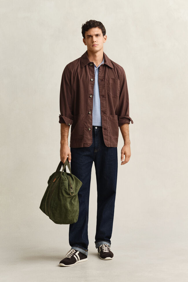 Zweifarbiges Poloshirt