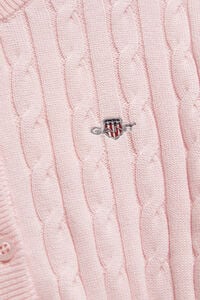 Teen Girls Strickjacke mit Zopfmuster