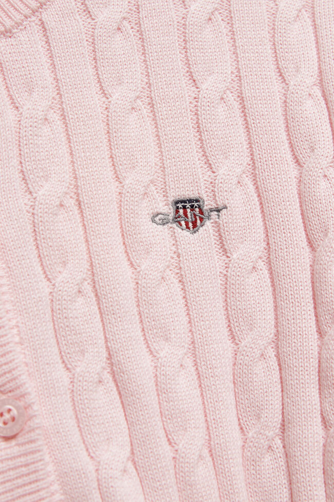 Teen Girls Strickjacke mit Zopfmuster