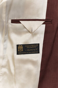 Stretch-Blazer aus Leinen