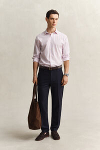 Regular Fit Hemd mit Dobby-Streifen