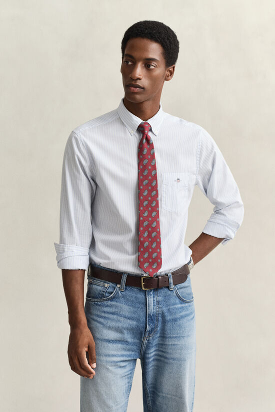 Classic Popeline-Hemd mit Streifen