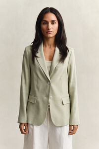 Stretch-Blazer aus Leinen