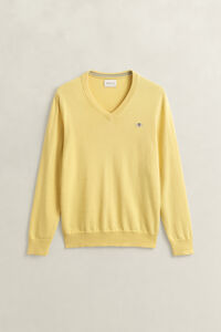 Klassischer V-Neck Pullover aus Baumwolle