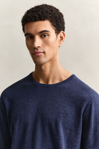 Pullover aus Baumwollmix-Flammgarn