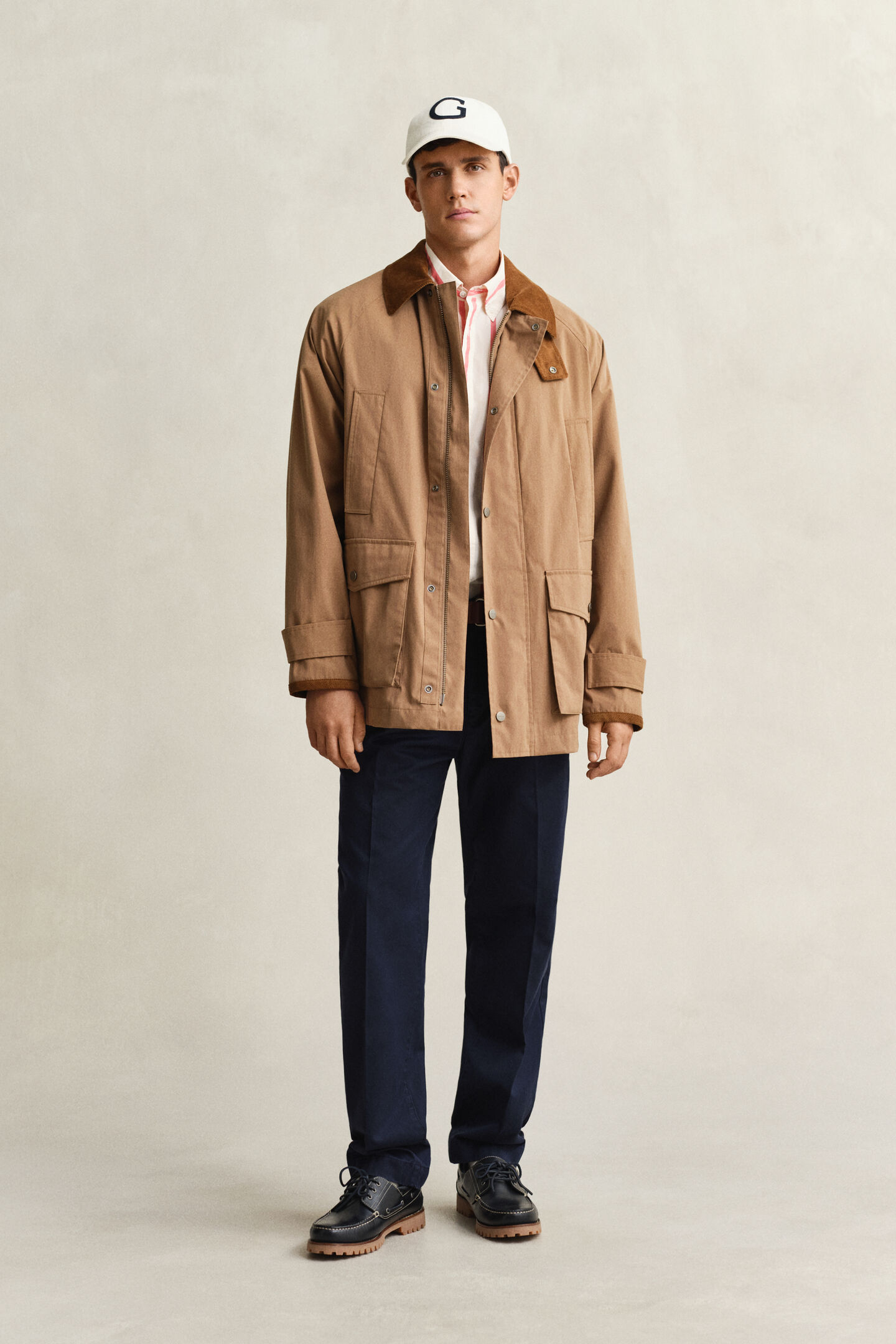 Regular Fit Chinohose aus Baumwolltwill