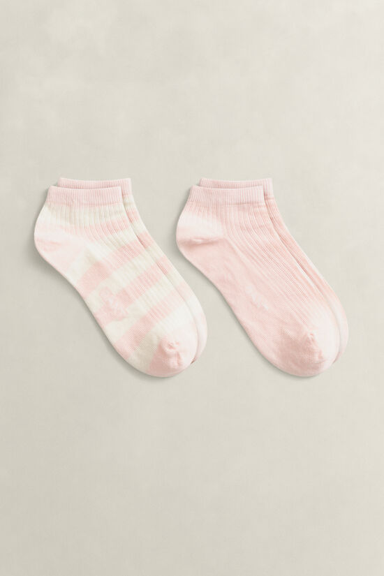 2er-Pack Kn&ouml;chelsocken Gestreift & Einfarbig