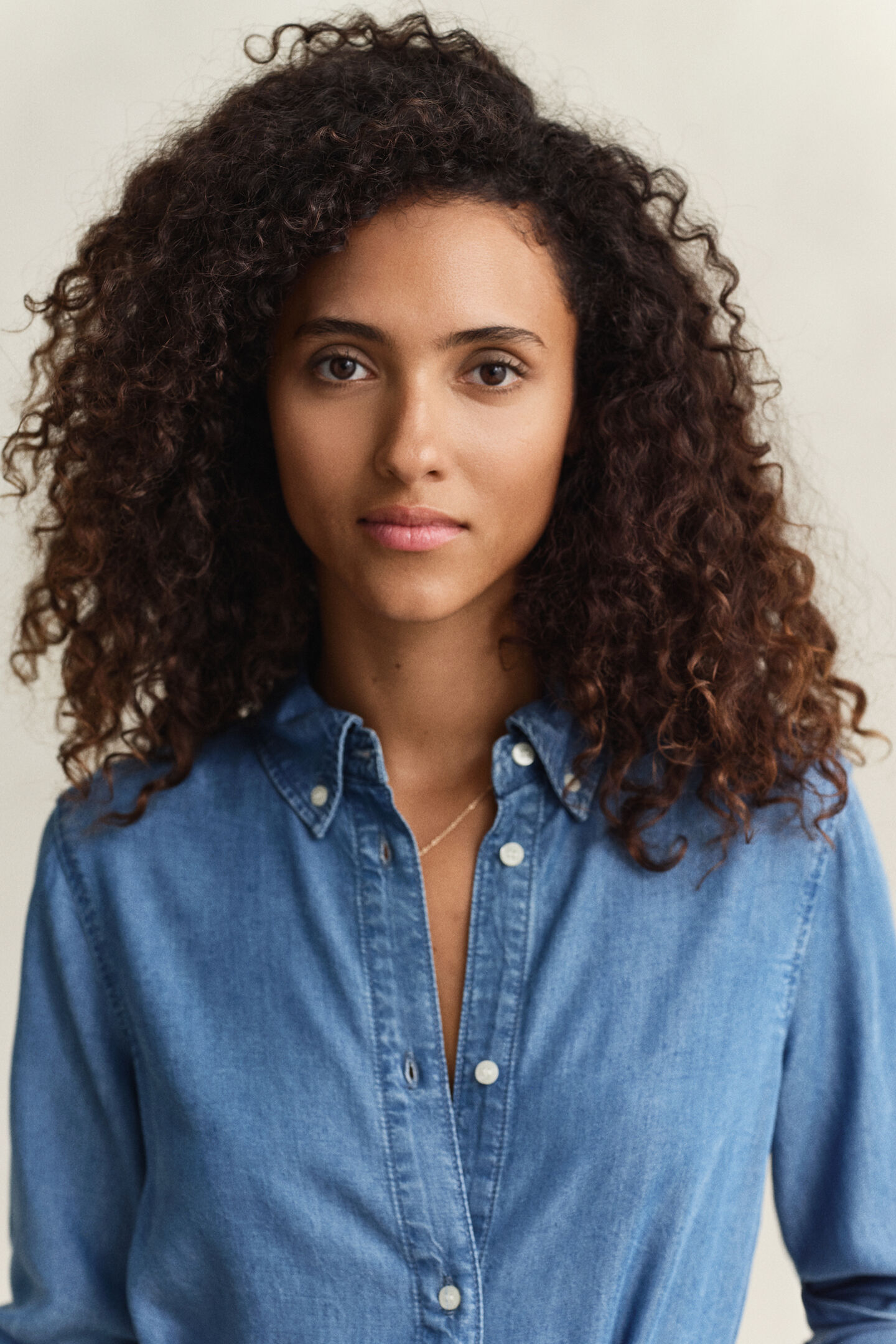 Chambray Hemdblusenkleid