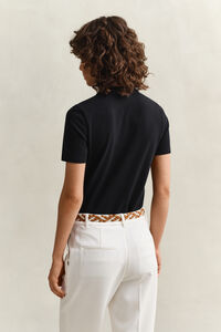 Slim Fit Archive Shield Piqu&eacute; Poloshirt