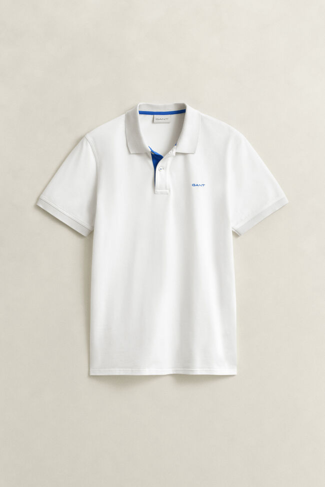 Kontrast Piqu&eacute; Poloshirt
