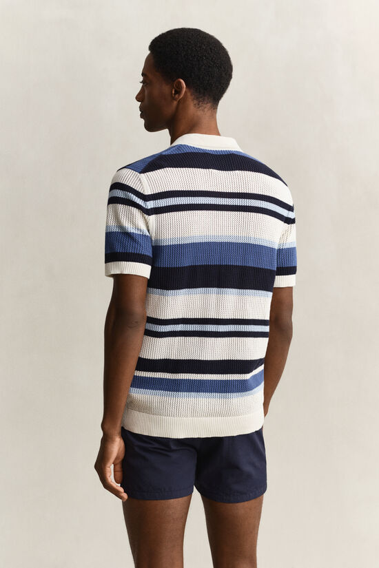Gestreifter Polopullover