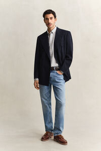 Classic Popeline-Hemd mit Streifen