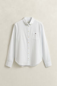 Regular Fit Classic Oxford-Bluse mit Streifen