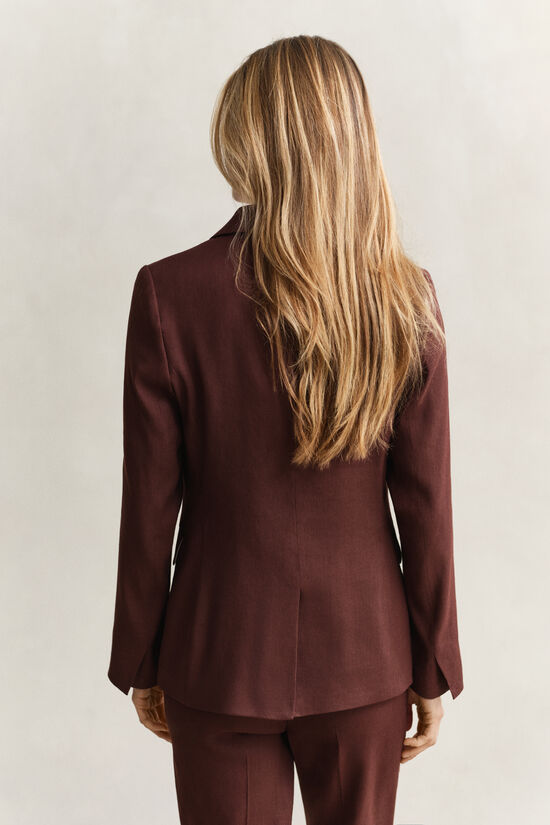 Stretch-Blazer aus Leinen