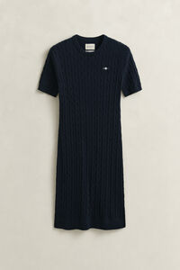 Zopfstrick Kleid aus Baumwolle