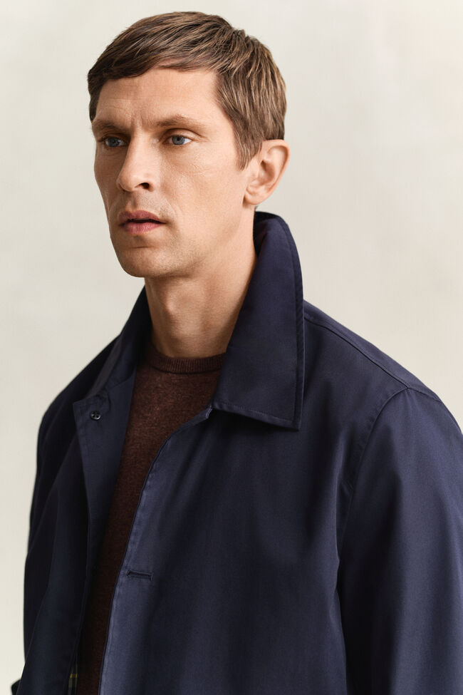 Kurzmantel aus Baumwollmischung