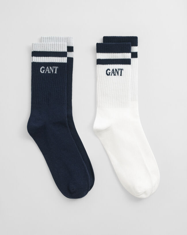 2er-Pack Gestreifte Sportsocken