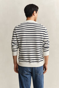 Breton Striped Pullover mit Grafik