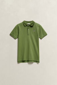 Teens Shield Piqu&eacute; Poloshirt